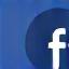 Facebook icon in footer