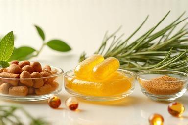 Various natural ingredients often used as preservatives, like Vitamin E and Rosemary Extract